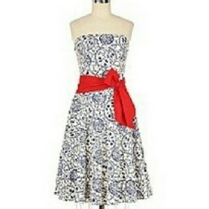 Anthropologie Tabitha strapless dress